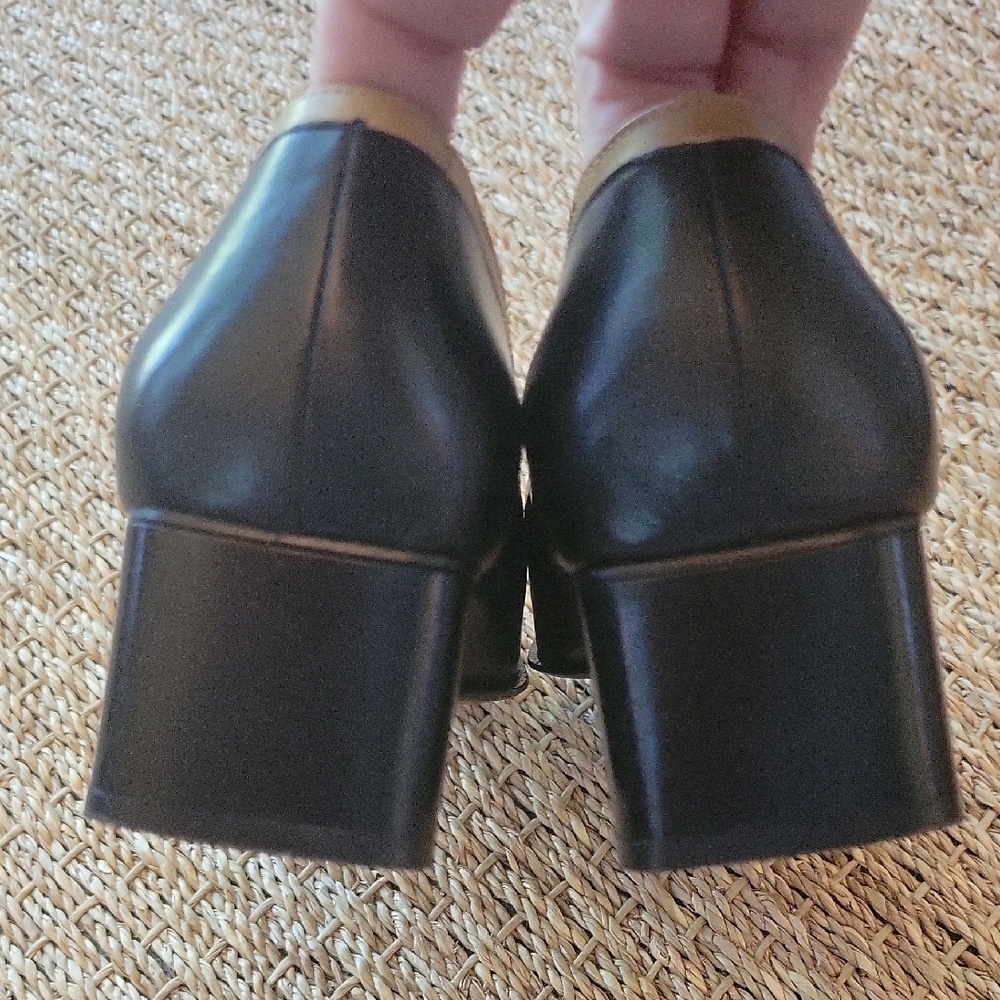 Jb Martin Paris Elegant Black And Tan Leather Blo… - image 3